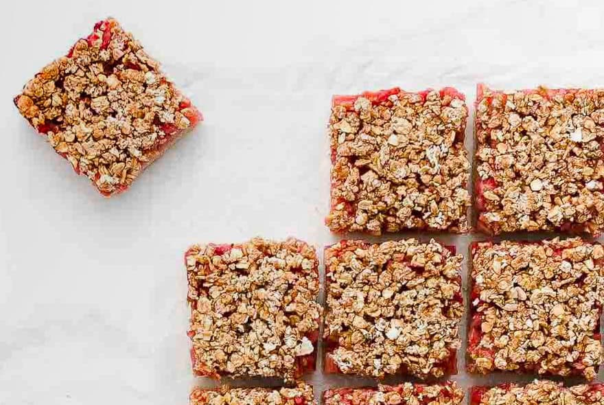 Healthy Strawberry Crumble