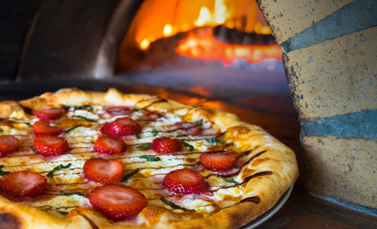 Savory Strawberry Pizza