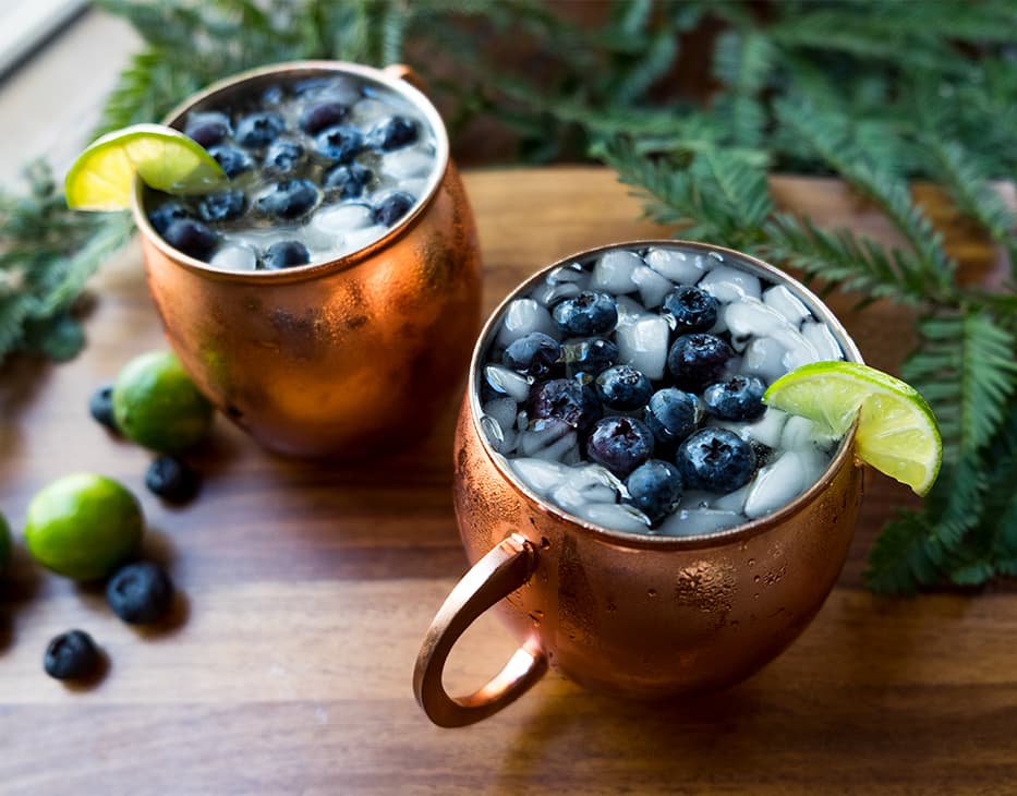Blueberry Moscow Mule