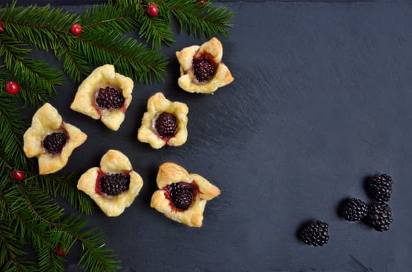 Blackberry & Brie Bites