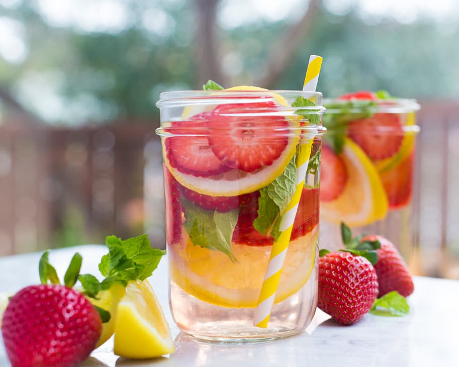 Strawberry Detox Water